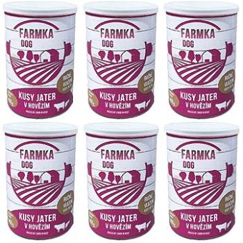 FARMKA DOG s játry 400 g 6 ks (8594025084685)