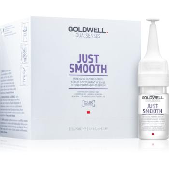 Goldwell Dualsenses Just Smooth vyhlazující sérum pro nepoddajné a krepatějící se vlasy 12x18 ml