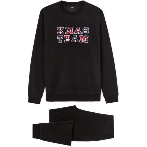 CELIO XJIPYTEAM Pánské pyžamo, černá, velikost