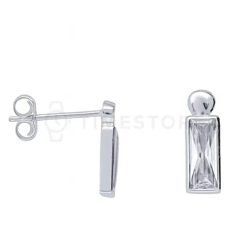 Stříbrné peckové náušnice TS-EA-0261