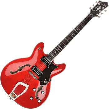 Hagstrom Viking Cherry Transparent Semiakustická kytara