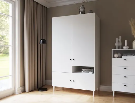 Dullum 120 Skříň Bílá