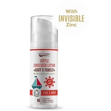 WOODENSPOON Opalovací tělové mléko Baby & Family SPF 50 50 ml (3800225479608)