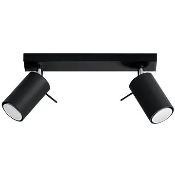 Bodové svítidlo RING 2 2xGU10/40W/230V černá (86519)