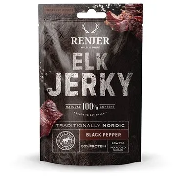 Renjer Modern Nordic Elk (Losi) Jerky Black Pepper 25 g (7350095861011)