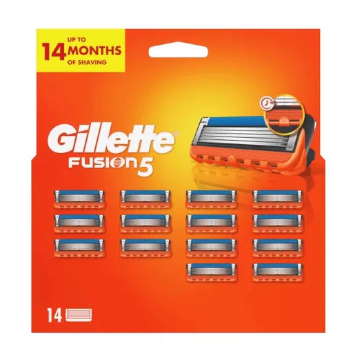 Gillette Náhradní hlavice Fusion Manual 14 ks