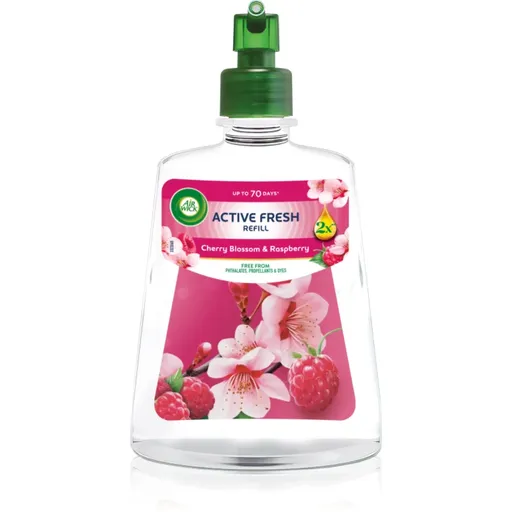 Air Wick Active Fresh Cherry Blossom & Rasberry osvěžovač vzduchu – náhradní náplň 228 ml