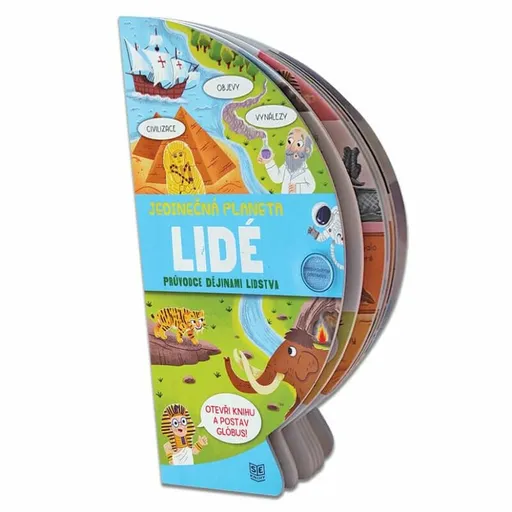 Knížka rozkládací globus - LIDÉ - Ostatní (PE0075)