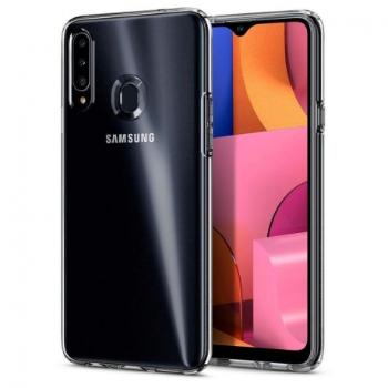 Spigen Liquid Crystal silikónový kryt na Samsung Galaxy A20s, priesvitný (ACS00562)