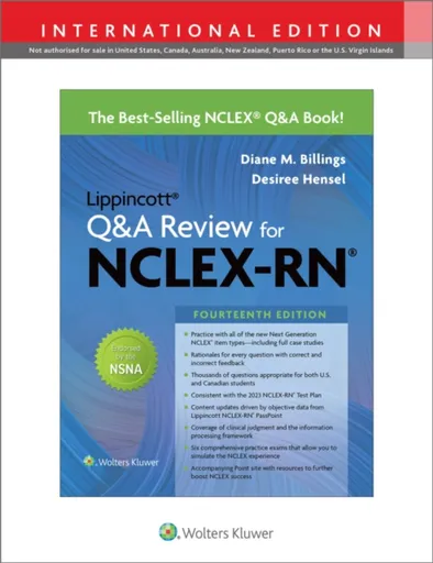 Lippincott Q&A Review for NCLEX-RN - Desiree Hensel, Diane Billings
