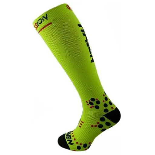 HAVEN EVOTEC SILVER Kompresní ponožky, reflexní neon, velikost