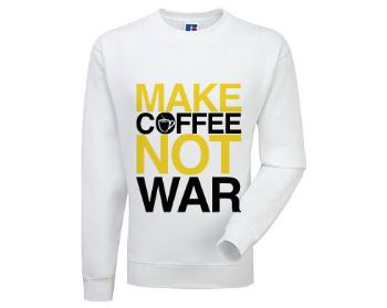 Pánská mikina bez kapuce MAKE COFFEE