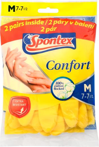 SPONTEX Confort rukavice vel. M 2 x 2 ks