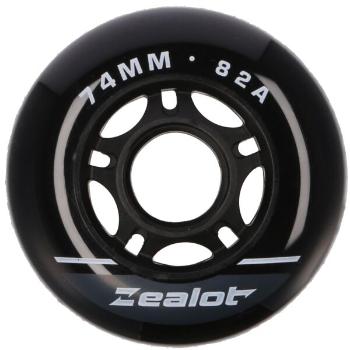 Zealot INLINE WHEELS 4 PACK 74-82A Sada in-line koleček, černá, velikost