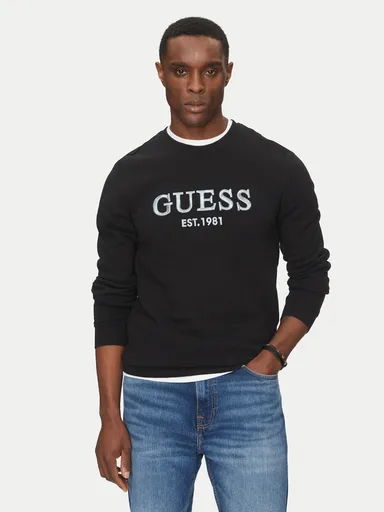 Guess pánská černá mikina M5GQ08KCN01 L