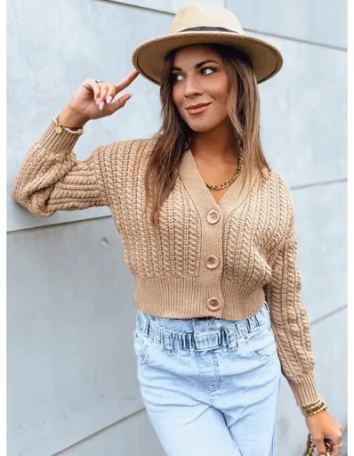 Dámský svetr MINERWA velbloudí barva