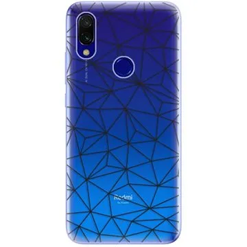 iSaprio Abstract Triangles 03 - black pro Xiaomi Redmi 7 (trian03b-TPU-Rmi7)