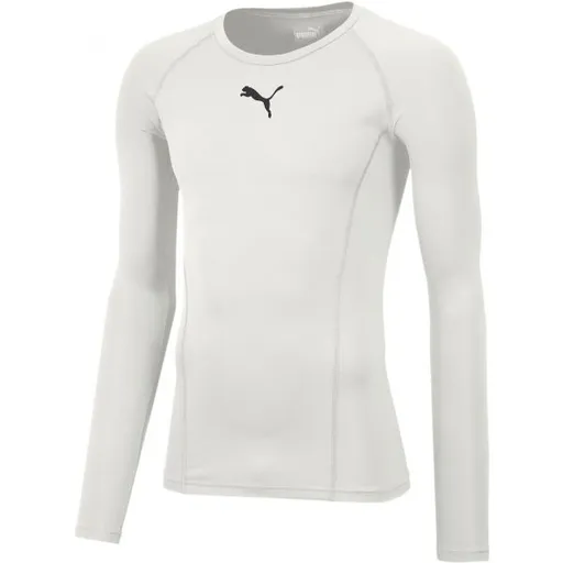 Puma LIGA BASELAYER LONG SLEEVE TEE Pánské funkční triko, bílá, velikost XXL