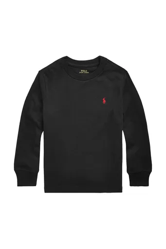 Bavlněné tričko s dlouhým rukávem Polo Ralph Lauren