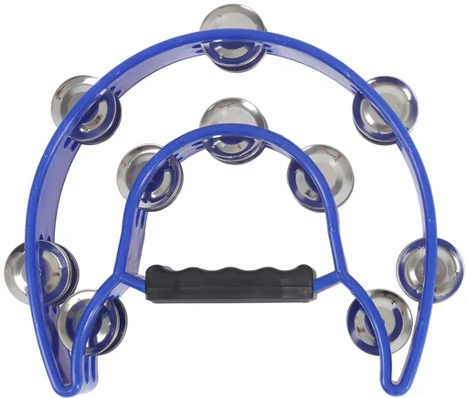 Cega Double Row Tambourine Blue