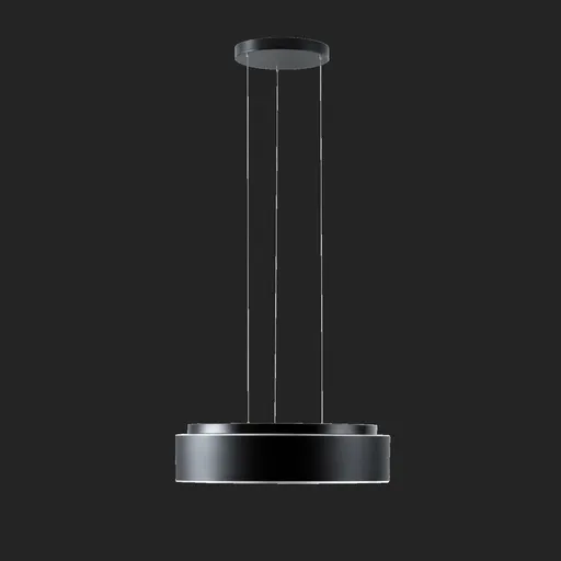 OSMONT ERI67917 ERIS LEC4 závěsné skleněné svítidlo černá / bílo - černá IP40 4000 K 35W LED DALI