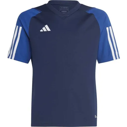 adidas TIRO 23 JERSEY Juniorský fotbalový dres, tmavě modrá, velikost