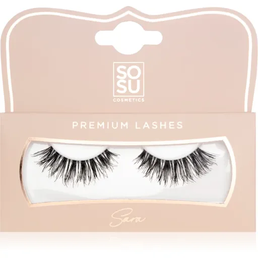SOSU Cosmetics Premium Lashes umělé řasy odstín Sara 1 ks
