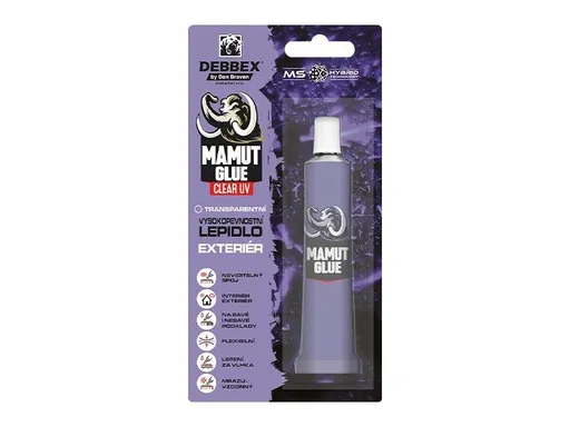 Lepidlo DEN BRAVEN MAMUT CLEAR UV 25ml