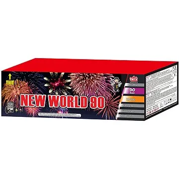 Ohňostroj -baterie výmetnic new world 90 ran  (8595596316540)