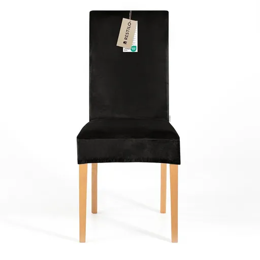Restilo Napínací potah na židli Sento černá, 48 x 48 x 58 + 10 cm
