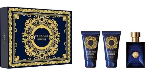 Versace Versace Pour Homme Dylan Blue - EDT 50 ml + balzám po holení 50 ml + sprchový gel 50 ml