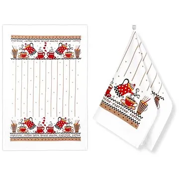 BELLATEX s.r.o. Utěrka 202 sada 2ks 40 × 60 latte (8057)