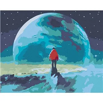 Malování podle čísel - Muž na vrcholu hory (HRAbz33245nad)