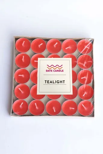 Svíčka Tealight 6 x 100 - Red