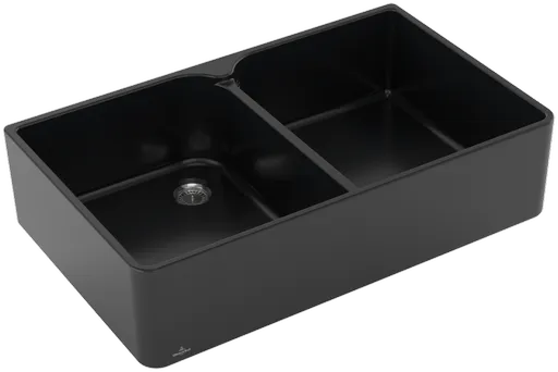Keramický dřez Villeroy & Boch Farmhouse 90 X, 639001R7, Pure Black 639001R7