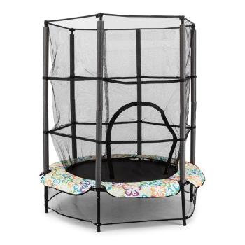 KLARFIT Rocketkid, trampolína, Ø140cm, bezpečnostní síť, bungee závěs, od 3 let