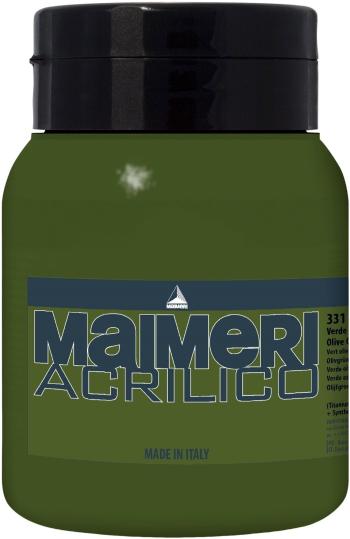 Maimeri Acrilico Akrylová barva Olive Green 331 500 ml 1 ks