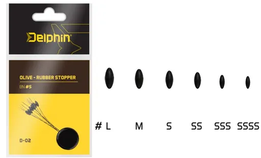 Delphin Zarážka Olive - Rubber Stopper,Delphin Zarážka Olive - Rubber Stopper