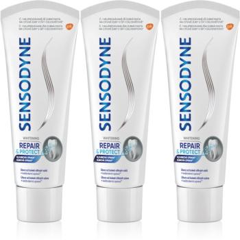 Sensodyne Repair & Protect Whitening fehérítő fogkrém érzékeny fogakra 3x75 ml