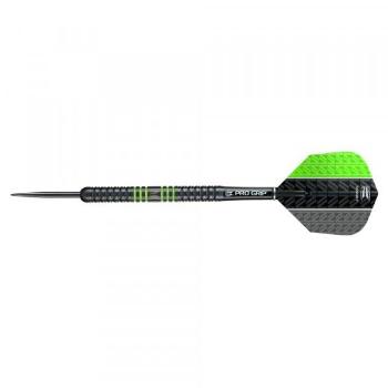 Darts szett TARGET steel, 21g, Vapor8 black, zöld, 80%