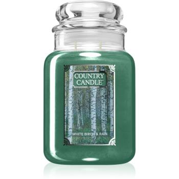 Country Candle White Birch & Rain vonná svíčka 737 g