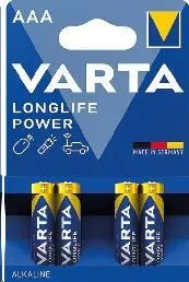 Varta LR03/4BP Longlife POWER (HIGH ENERGY) (Blistr 4ks)