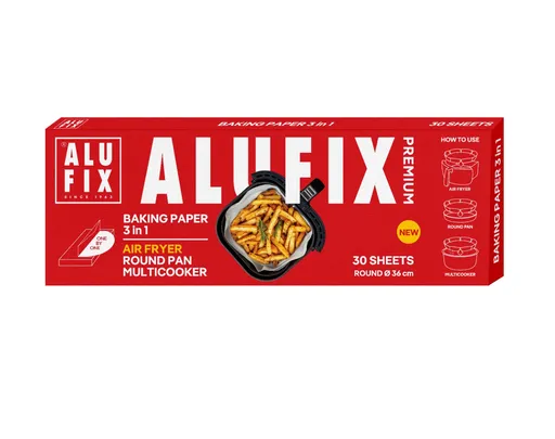 Alufix Papír na pečení 3v1 36 cm kulatý archy 30 ks
