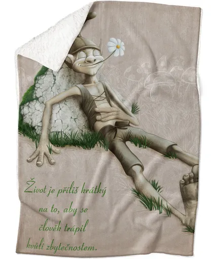 Deka Kvůli zbytečnostem (Podšití beránkem: ANO)