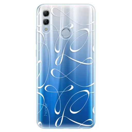 Odolné silikonové pouzdro iSaprio - Fancy - white - Huawei Honor 10 Lite
