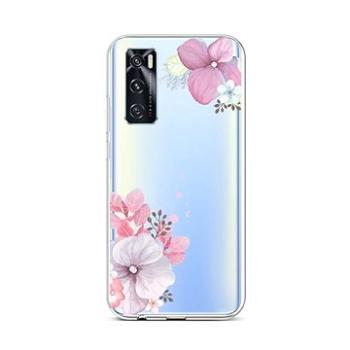 TopQ Vivo Y70 silikon Violet Blossom 67182 (Sun-67182)