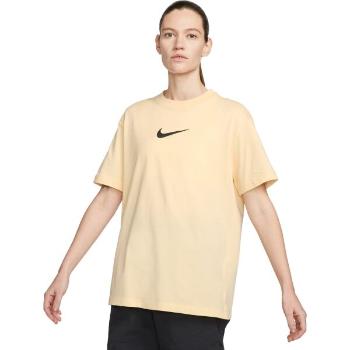 Nike SPORTSWEAR Dámské tričko, béžová, velikost