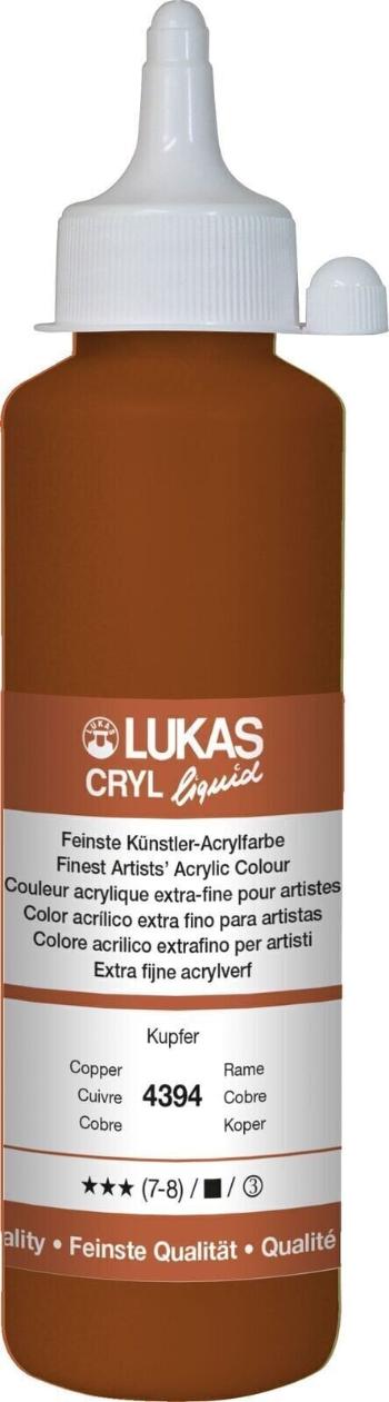 Lukas Cryl Liquid Akrylová barva Copper 250 ml 1 ks