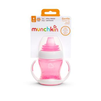 Munchkin GENTLE™ První hrneček 4m+ 118 ml růžový