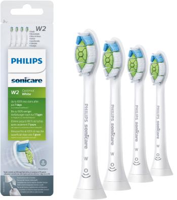 Elektromos fogkefe fej Philips Sonicare W Optimal White HX6064/10, 4 db